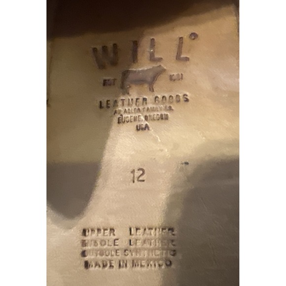 WILL Leather Goods Woven Leather Huarache Loafers Mens Size 12 Gray Hand Woven - Picture 6 of 6